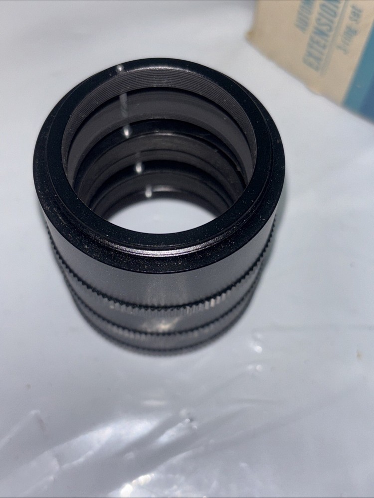 3-Ring Auto-Aperture Extension Tube Set Thread Mount Unbranded