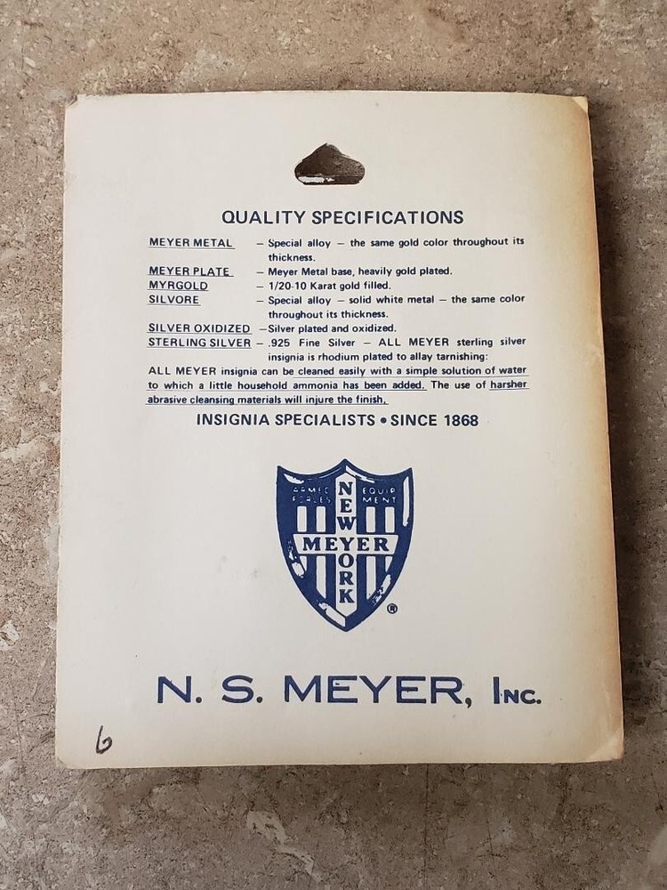 U.S. Army Intelligence and Security Command (INSCOM) Unit Crest DUI (Sealed)