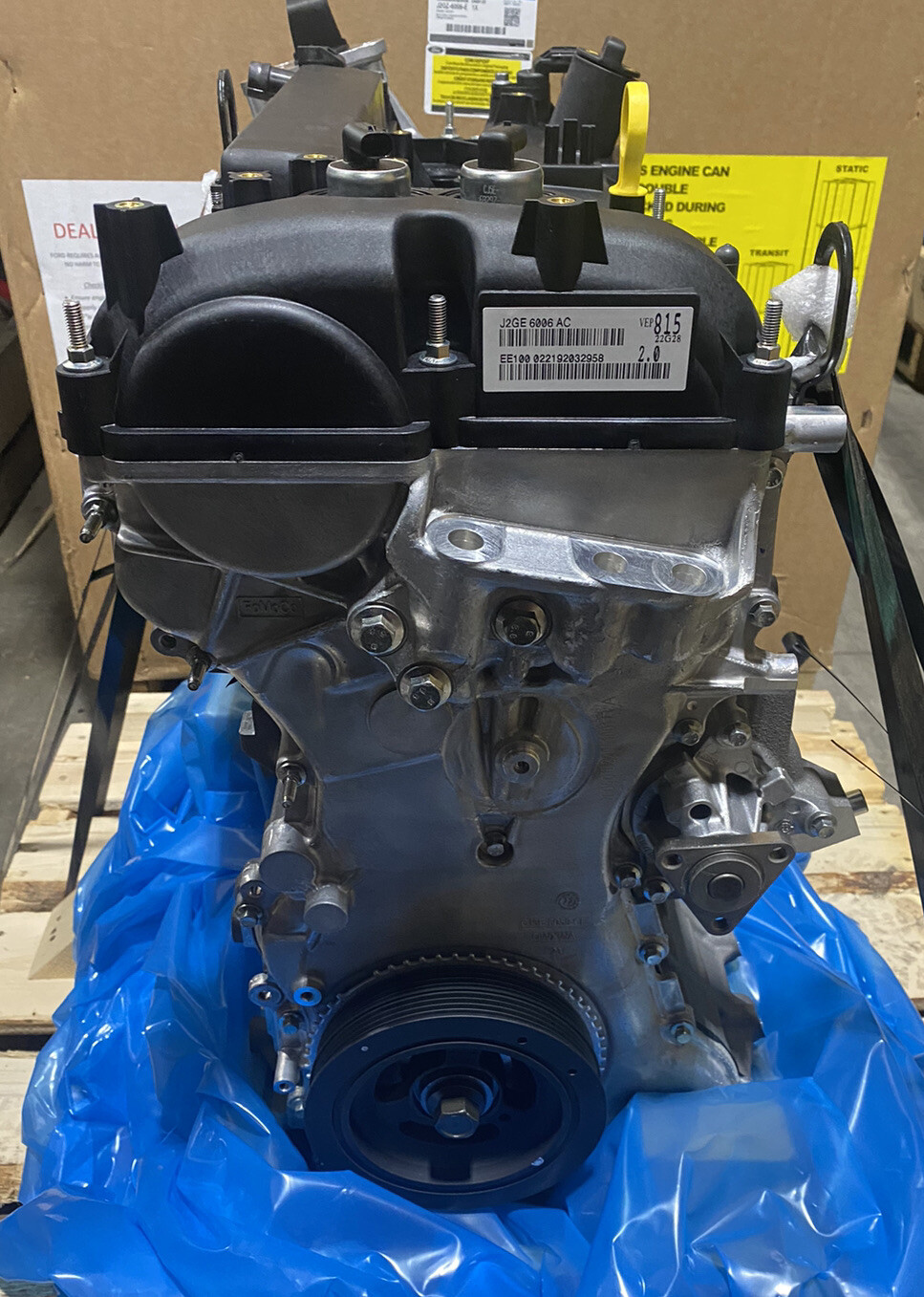 OEM 2017-2020 Ford Fusion MKZ 2.0L EcoBoost Long Block Engine J2GZ-6006-E