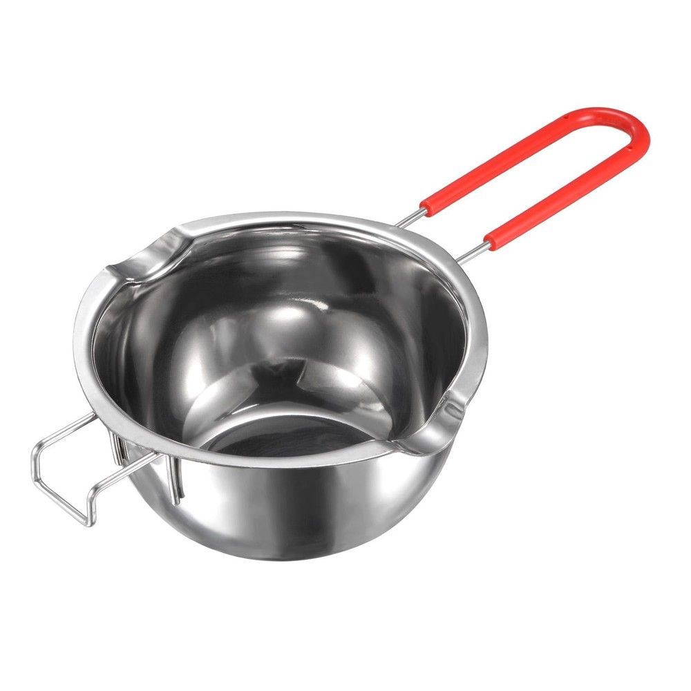Double Boiler Pot 600ml with Heat Red Resistant Handle