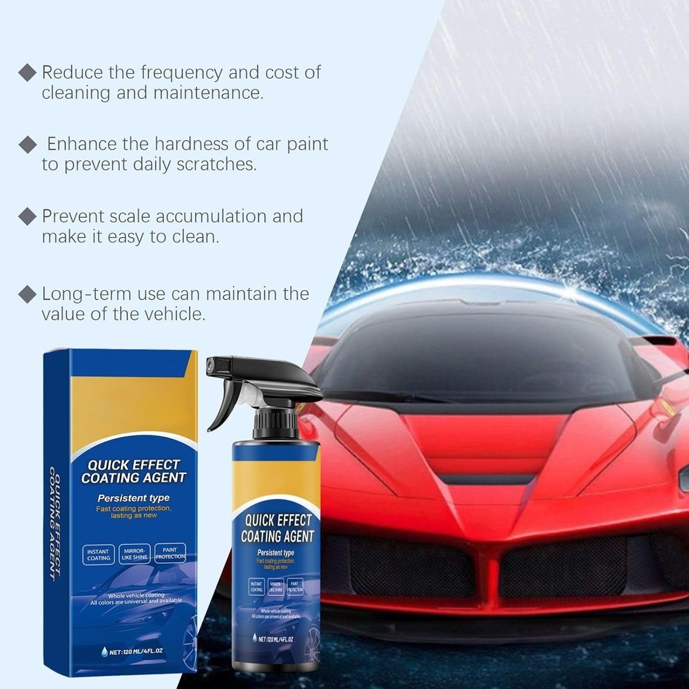 Advanced Car Quick-Acting Coating Agent Spray, Car Coating Spray, Quick Effect