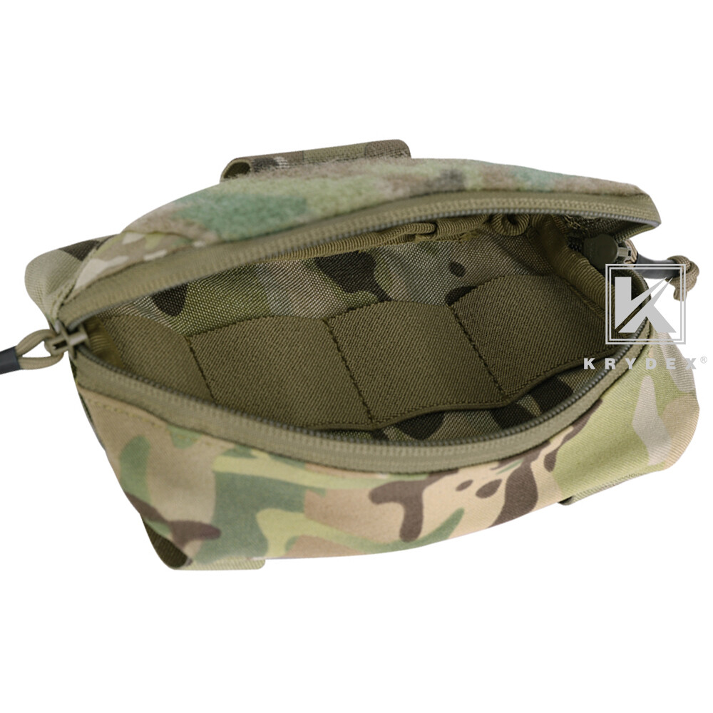 KRYDEX Tactical Admin Pouch Utility Pouch Pack BELT / MOLLE Back Storage Panel