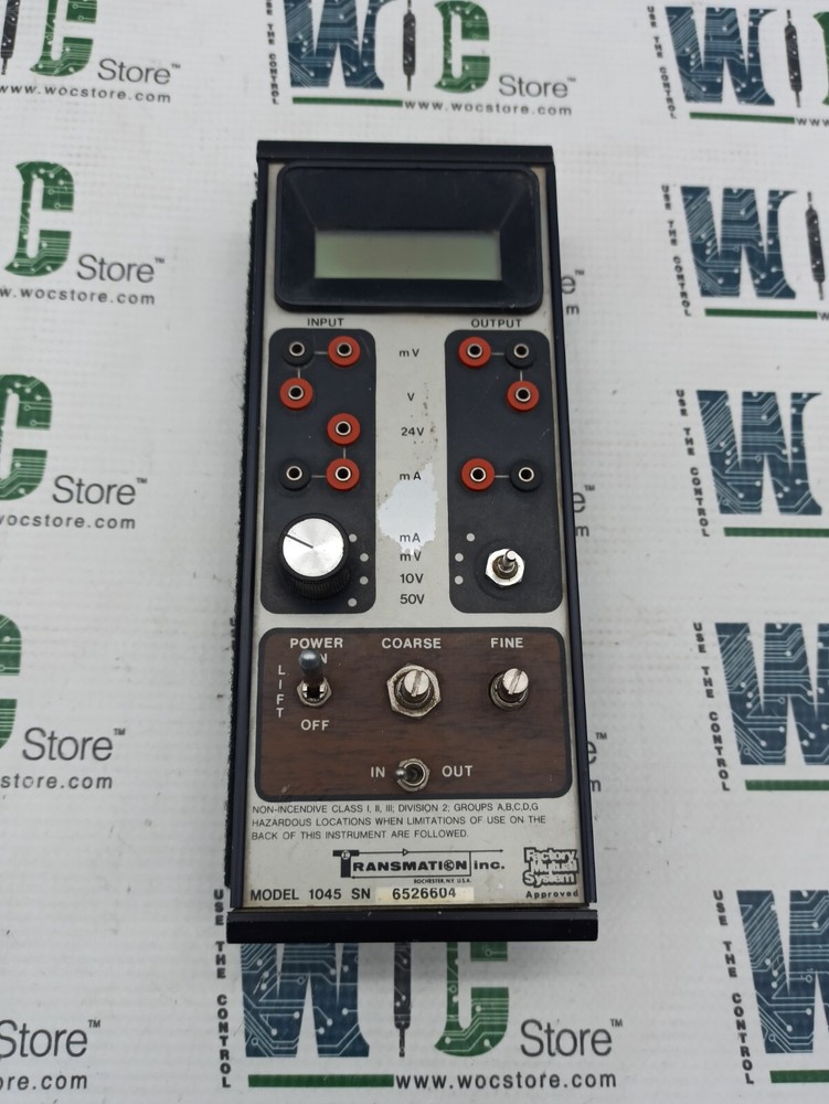 MODEL 1045 TRANSMATION SIGNAL CALIBRATOR