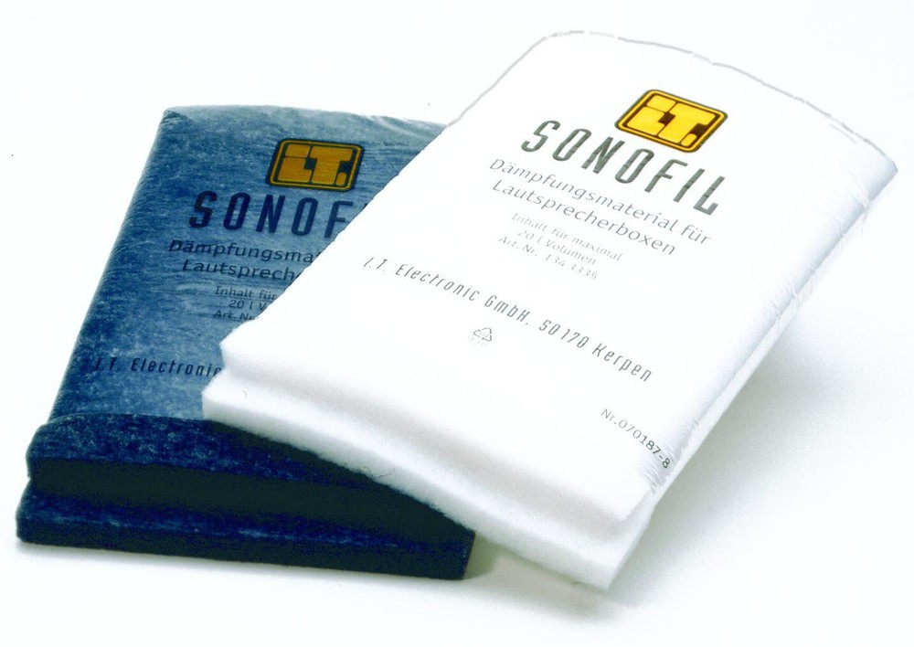 Sonofil Damping Material Anthracite Insulation Cotton Polyester Cotton 2 Bags