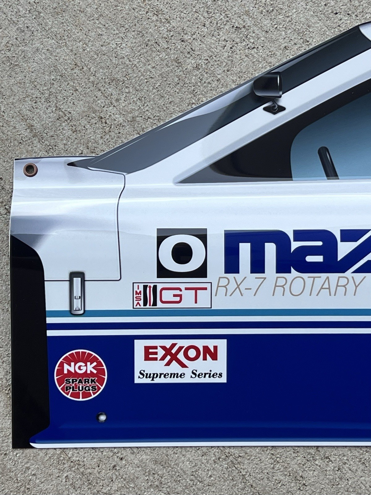 Wow! 1991 Mazda RX-7 Gto Imsa Racing MAZDASPEED Metal Sign 18 Inch Curved Sign