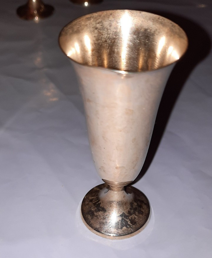 Gorham Sterling cordial goblets 3" 6 Quantity