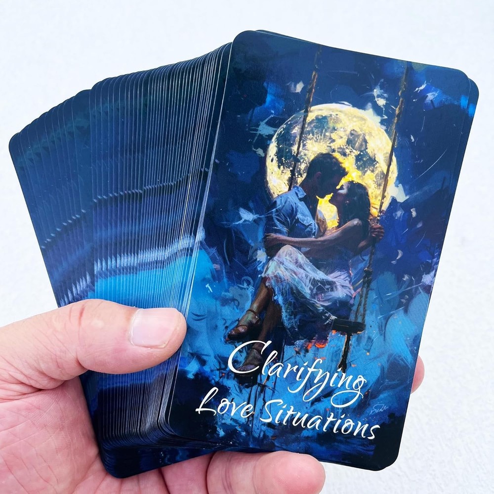 DPEHAKMK Clarifying Love Situations Oracle Cards, Shadow Work Deck for Twin...