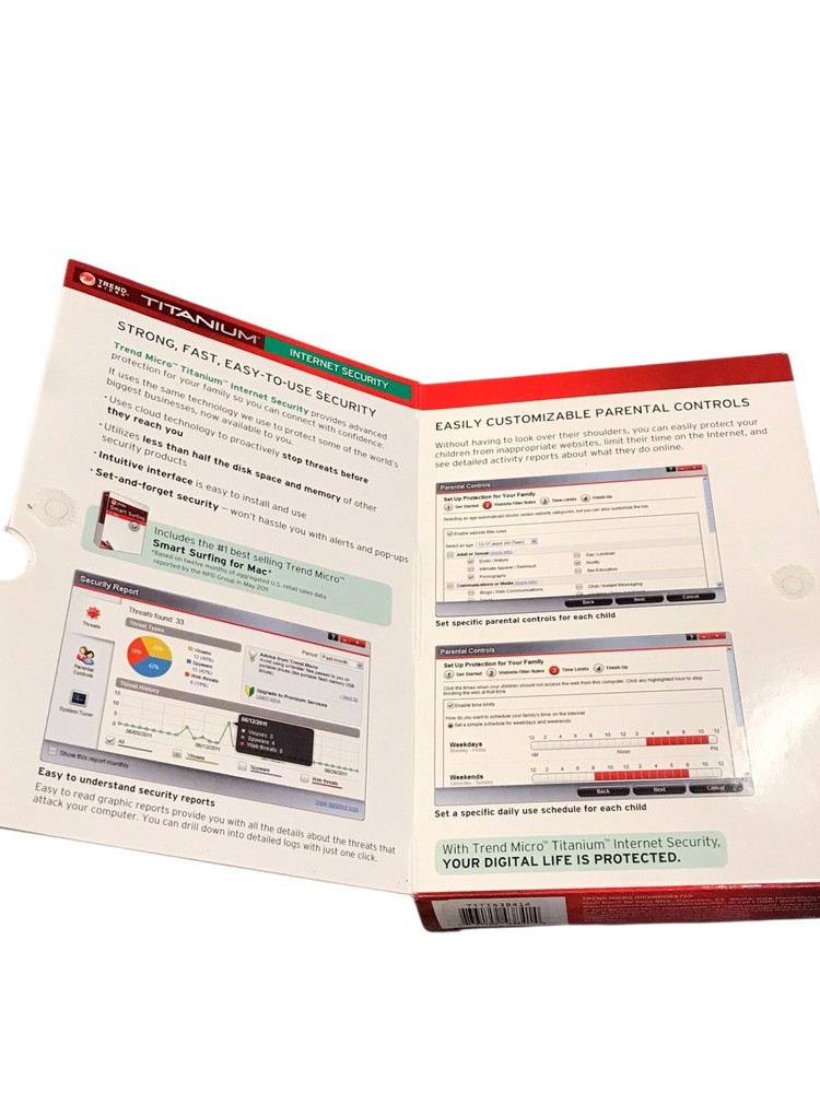 New! Trend Micro Titanium "Internet Security" (2012) [3 PC/1 MAC (1 Year)]