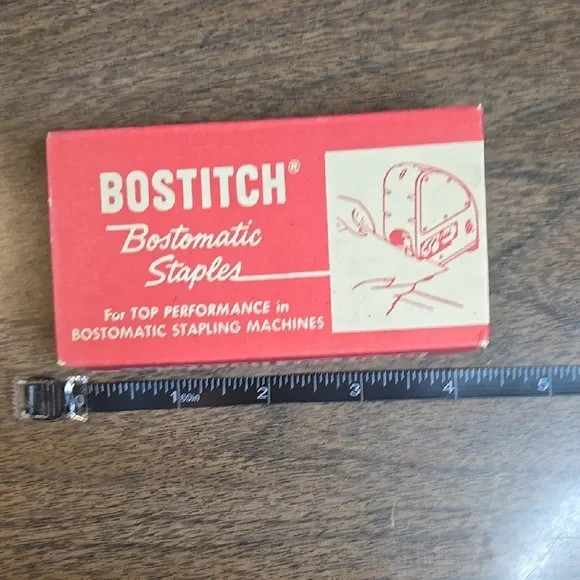 Bostitch Bostomatic Staples 3 Boxes Vintage