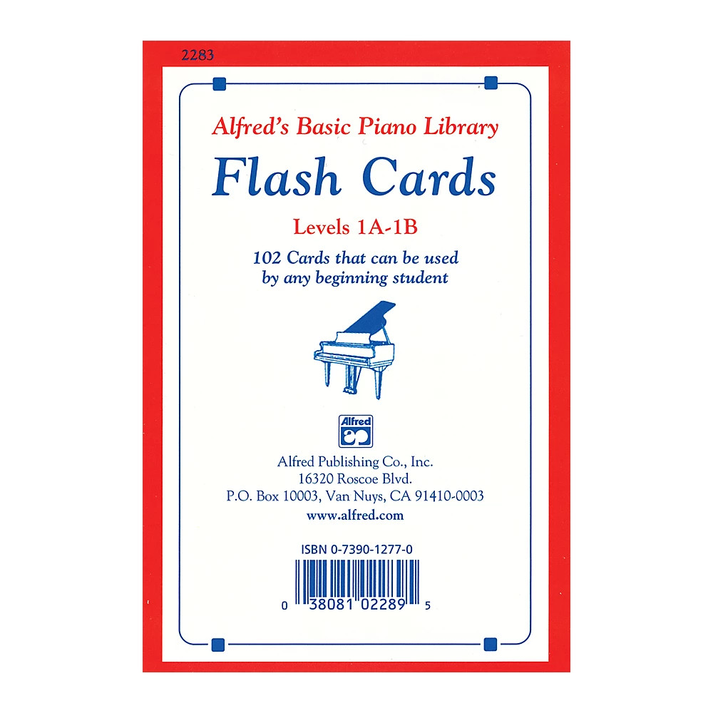 Alfred Alfred's Basic Piano Library Flash Cards 1A/1B