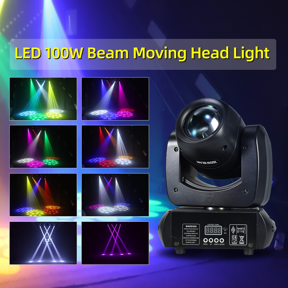 LED 100W Beam Moving Head Light Mini Sharpy DMX DJ Stage Light