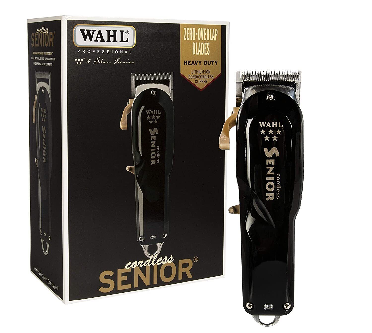 Wahl 8504-400 Professional 5-star Series Senior Cordless Clipper New Free Ship