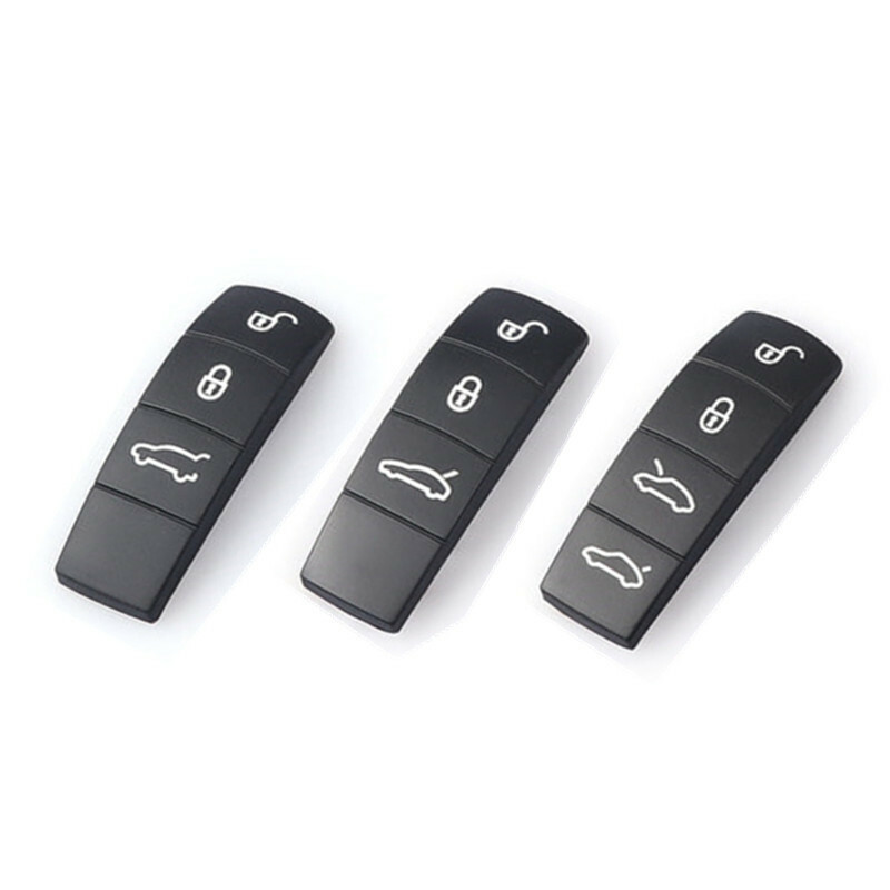 3/4 Silicone Rubber Key Button Pad Replacement for Porsche Cayenne Macan 911