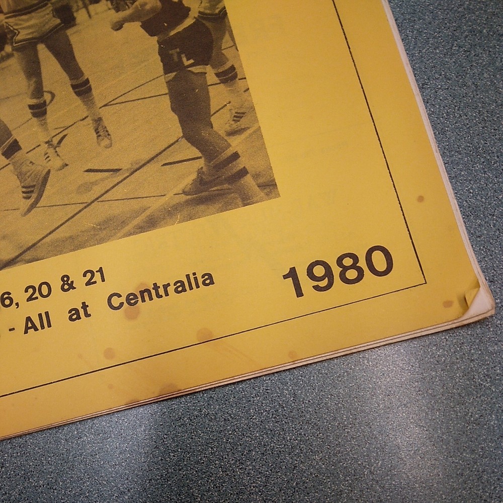 WASHINGTON District 4 B BASKETBALL TOURNAMENT PROGRAM 1980