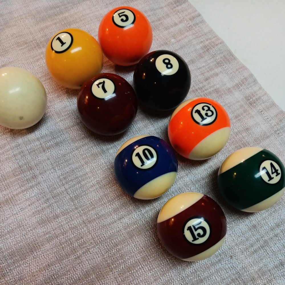 Standard Replacement Billiard Balls Ball QTY 9