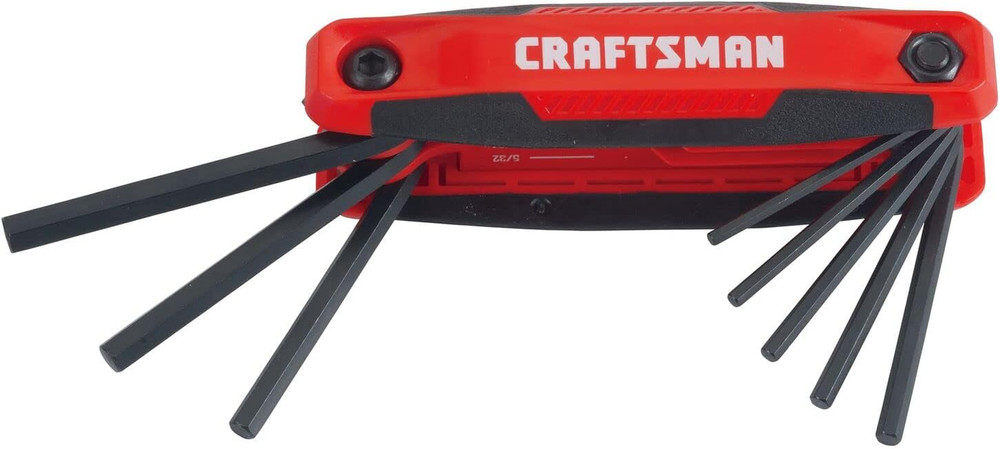 8-key Folding  Hex Key Set , CMHT26006 CM HEX KEYS-SAE FOLDING SET