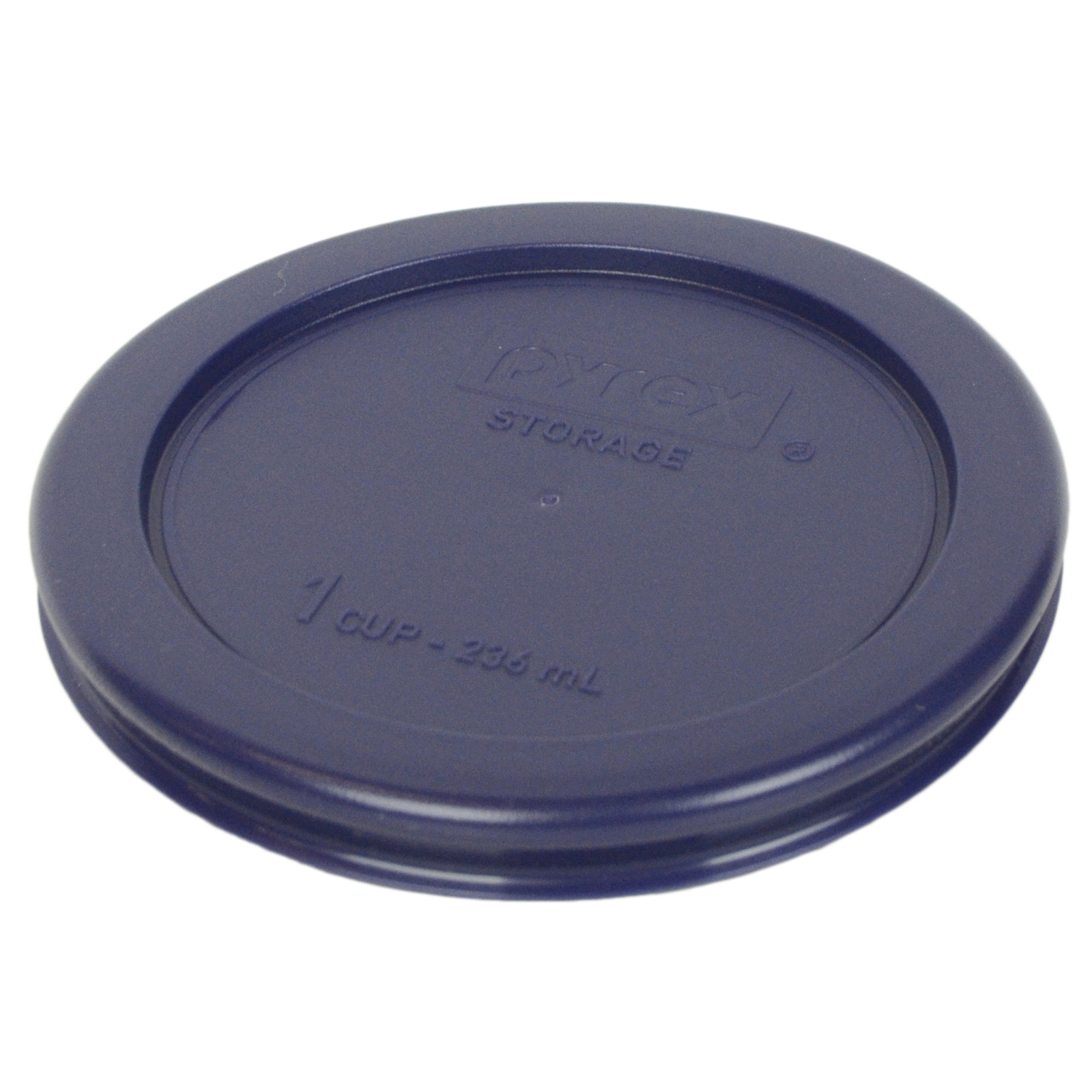 Pyrex 7202-PC 1 Cup Blue Plastic Replacement Lid Cover 4PK For Glass Bowl