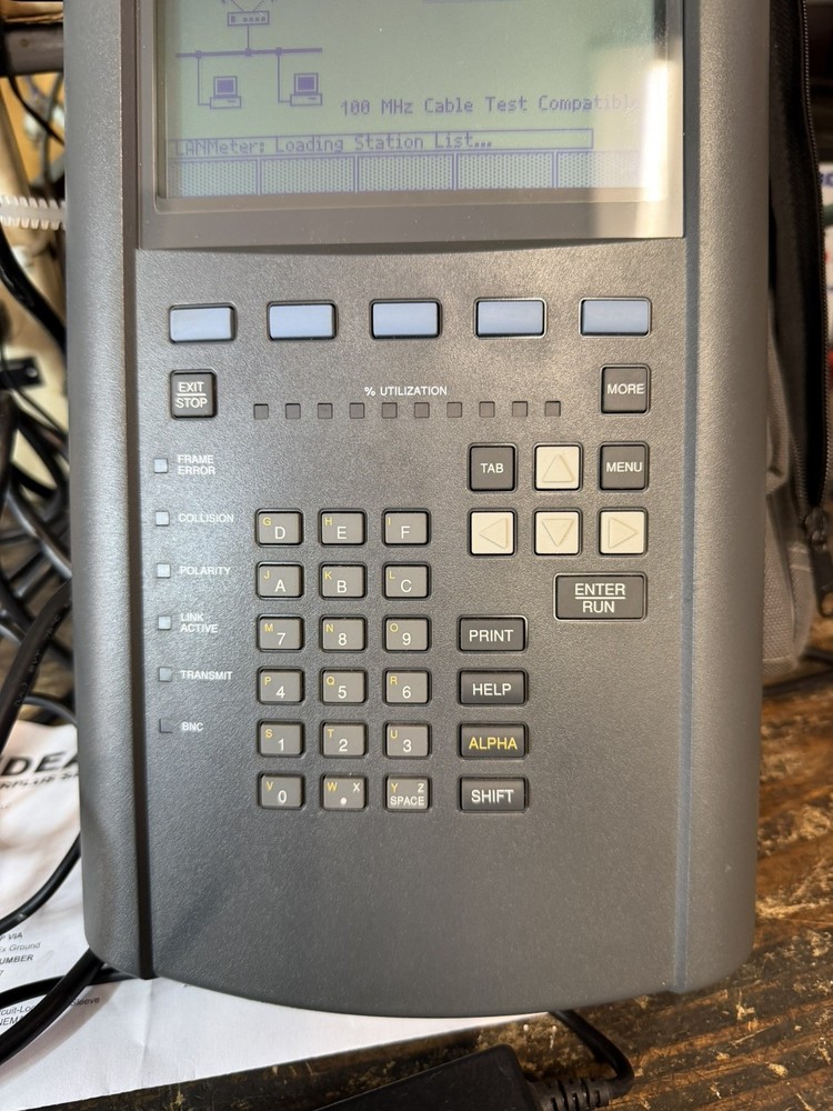 Fluke 682 Enterprise LANMeter w/ Network Map & Case! Power Tested