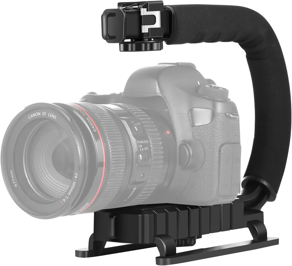 U/C Shape Handheld Stabilizer for Cameras, Camcorders & Smartphones