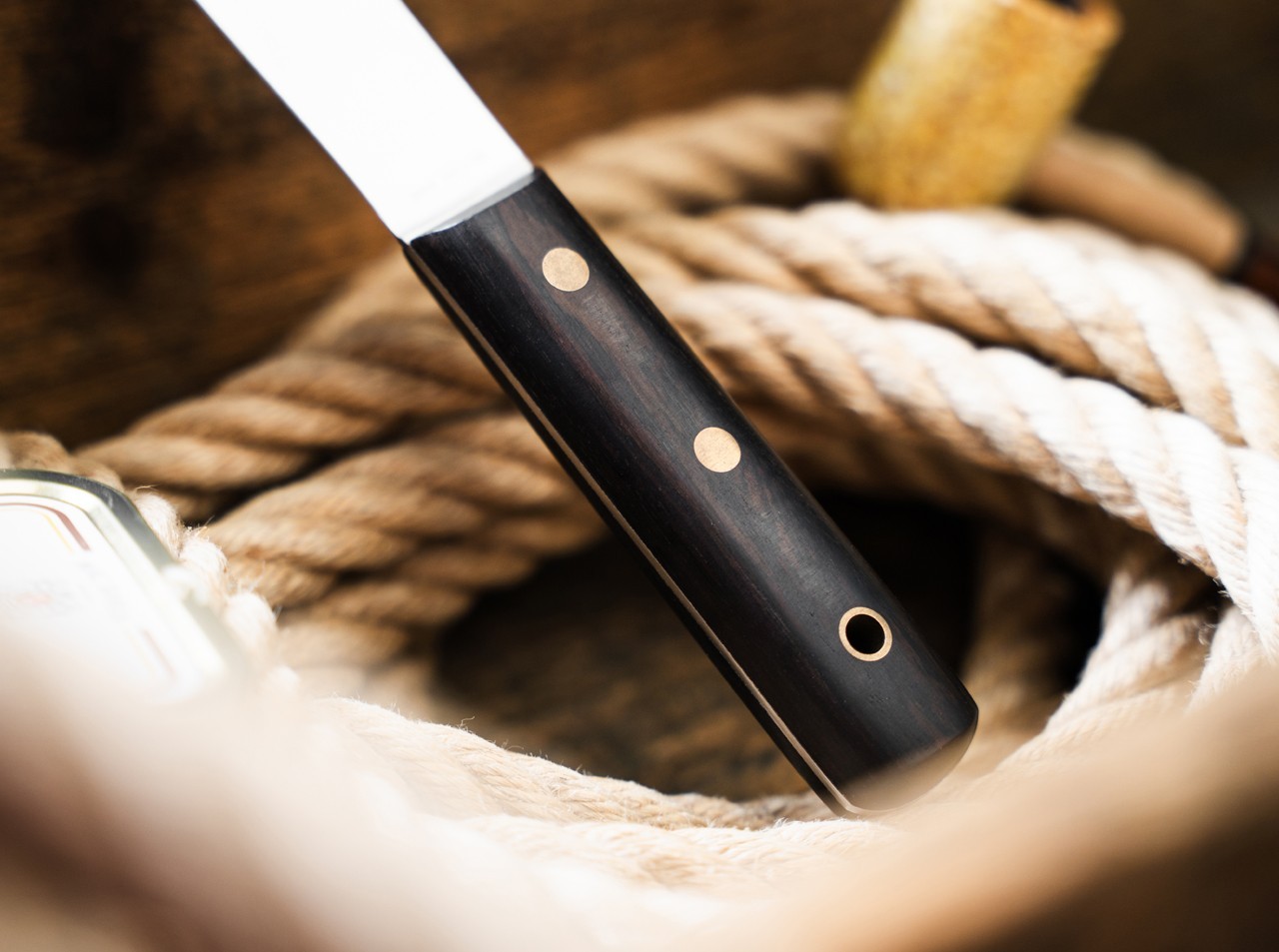 History Knife & Tool Sailor´s Knife 5.28" Fixed Blade 4116 Full-Tang - 02HY005