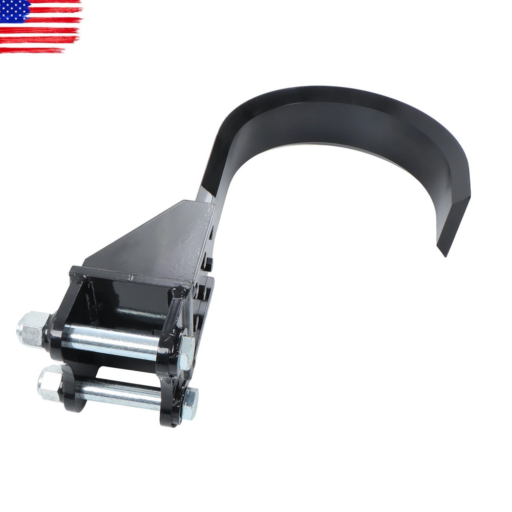 Black 370mm Tree Digging Blade Root Cutting Tool For Mini Excavator Root Planer