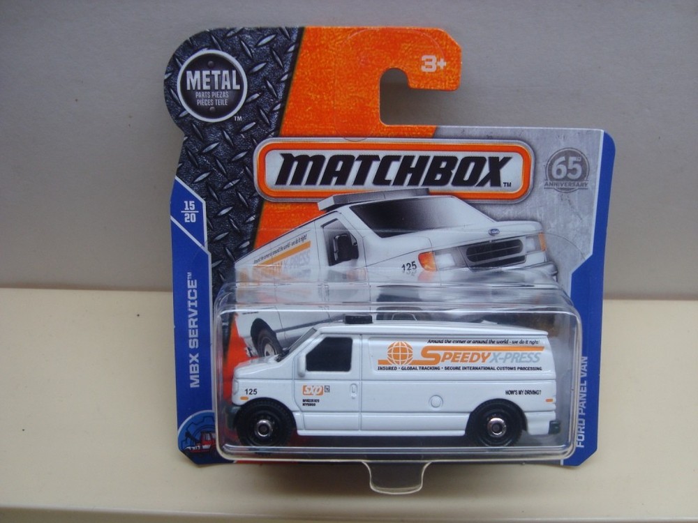 Matchbox Ford Panel Van SPEEDY X -PRESS  Mint On Short Card