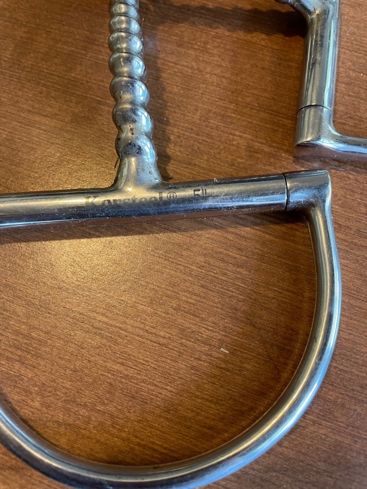 5.25” Corkscrew Hunter D-Ring Snaffle Bit