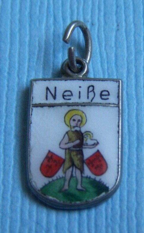 Vintage Neisse Germany shield charm