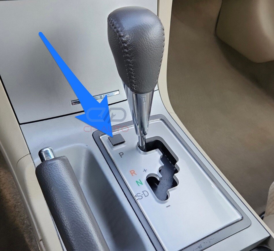 04 - 08 TOYOTA SOLARA SHIFT LOCK RELEASE BUTTON SHIFTER TRIM COVER CAP GRAY NEW