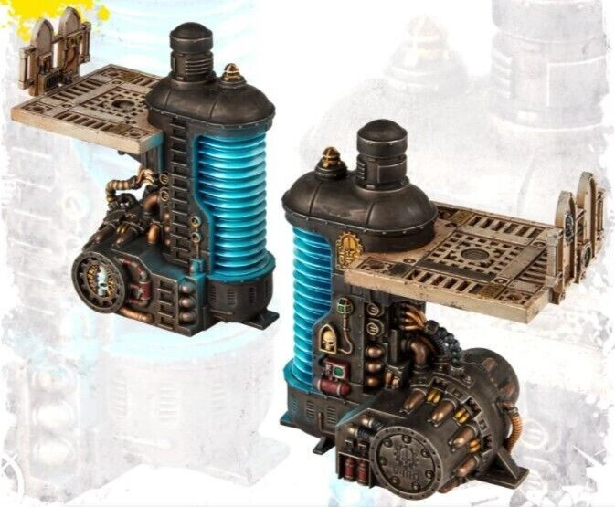Thermic Plasma Regulators Mechanicus Scatter Terrain Scenery Kill Team 40k