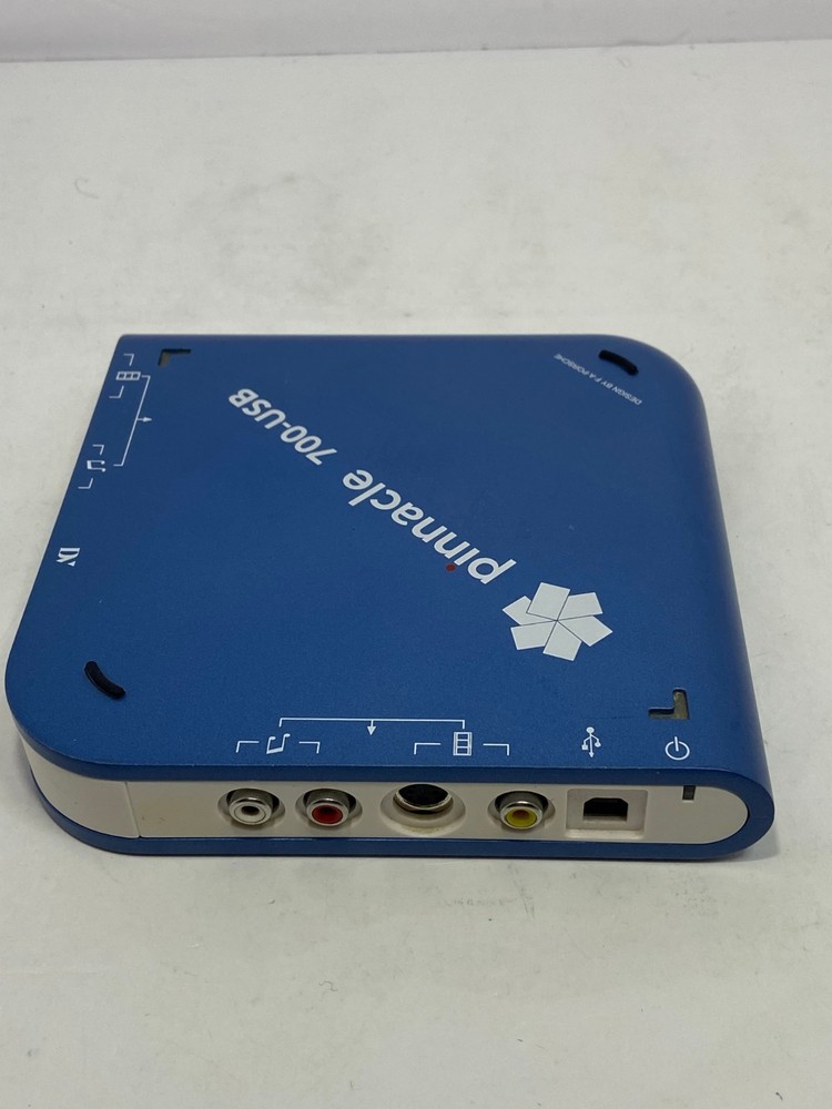 🍉 Pinnacle Studio Plus 700-USB Capture Devise VHS DV/FireWire NO CABLES - WORKS
