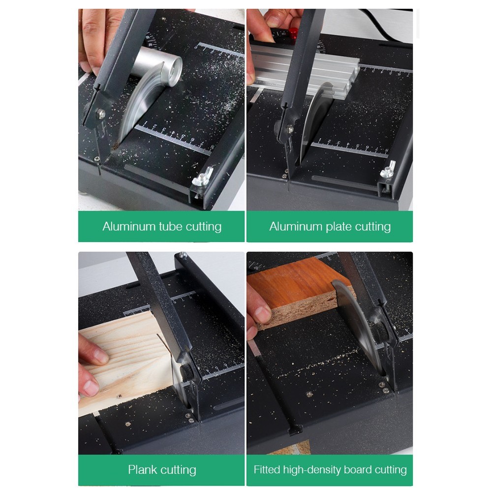 Mini Table Saw, Mini Table Saw for Crafts, Multi Functional Portable Adjustable