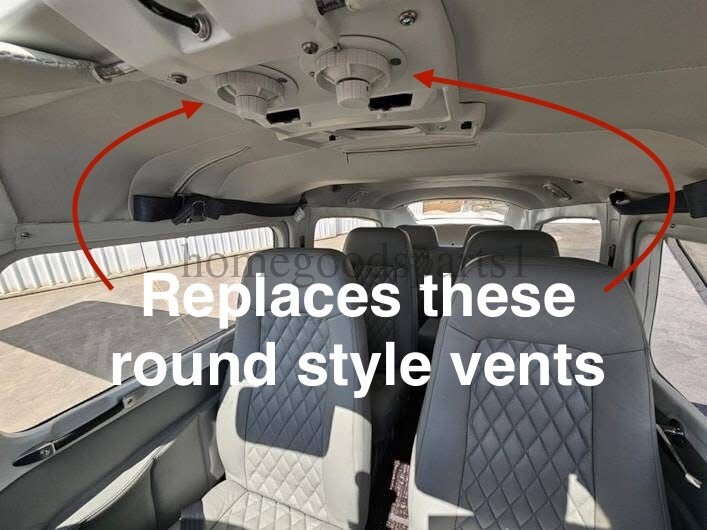 ✈️ Cessna 177 style EYEBALL AIR VENT UPGRADE PN: SVK168001-0102