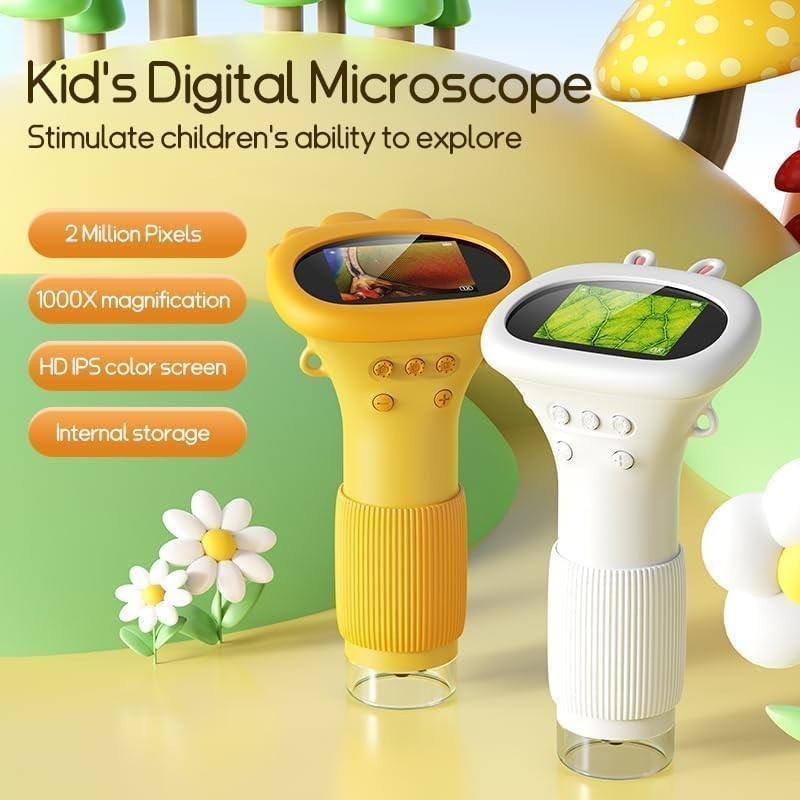 Interactive 1000X Microscope for Kids - Engage & Inspire Curious Minds Ages 3-12