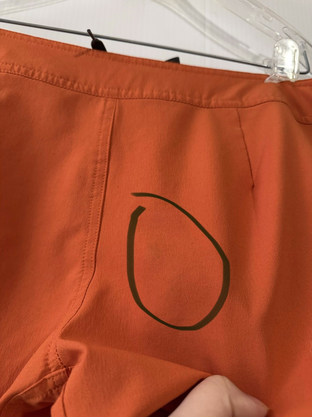 Patagonia Women’s Meridian Board Shorts Size 6 Orange