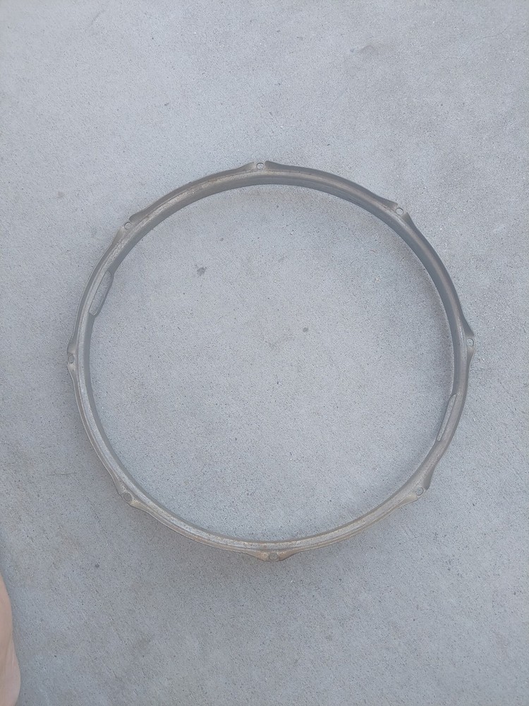 Hoop 14” 8 Lug Snare Bottom Nickel some rust