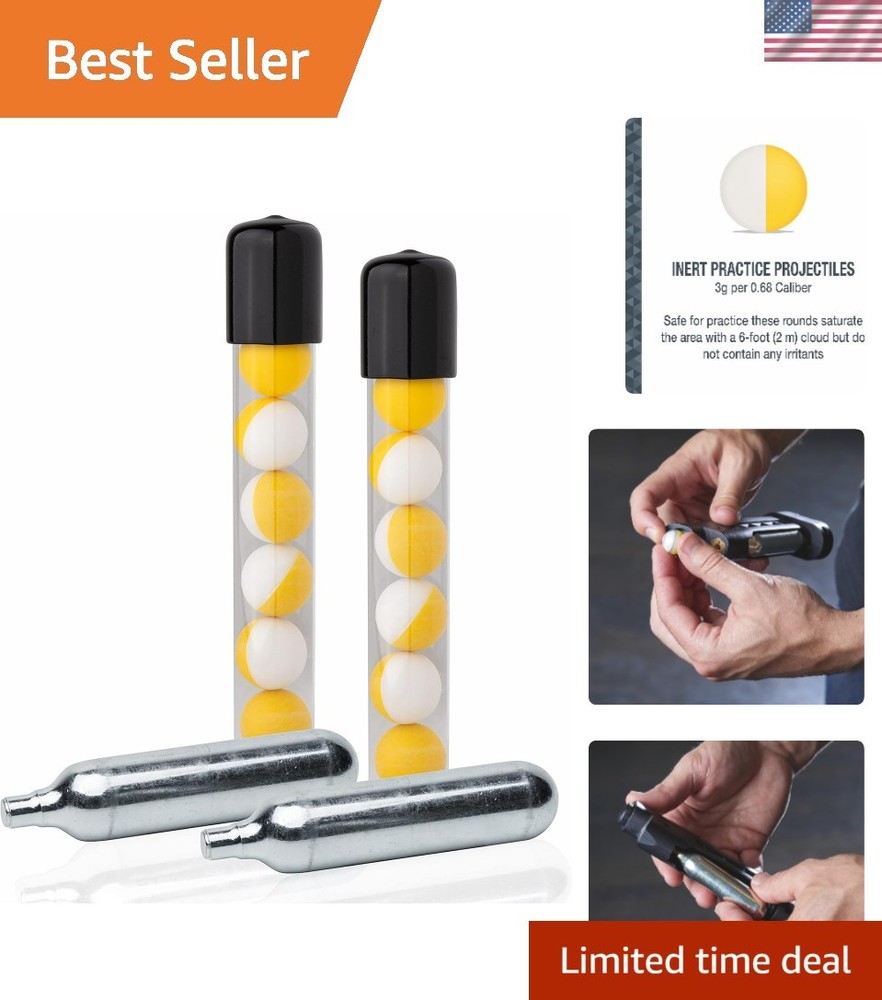 Professional Grade Pepper Projectile Launcher - 7 Projectiles & 6ft Cloud Impact