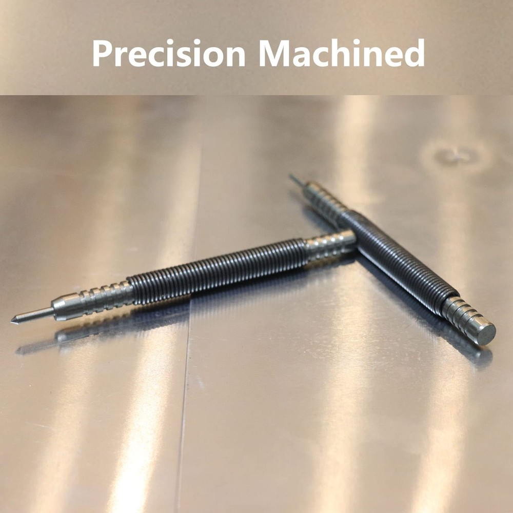 WHLLING 2-Piece Spring Loaded Center Punch Hammerless Single Ended Centering...