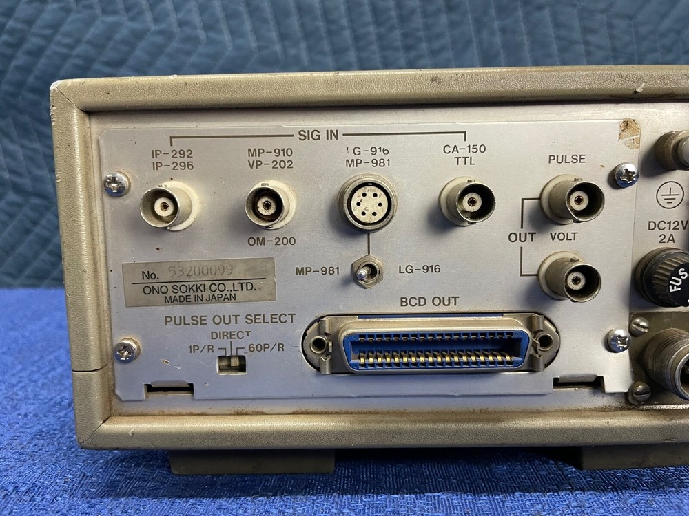 Ono Sokki CT-651 Digital Engine Tachometer