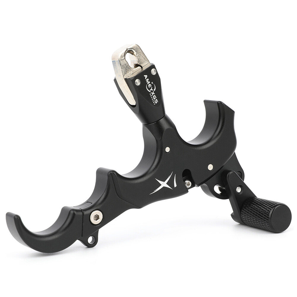 Release Aid 3 4 Finger Grip Thumb Caliper Trigger Archery Compound Bow Hunting