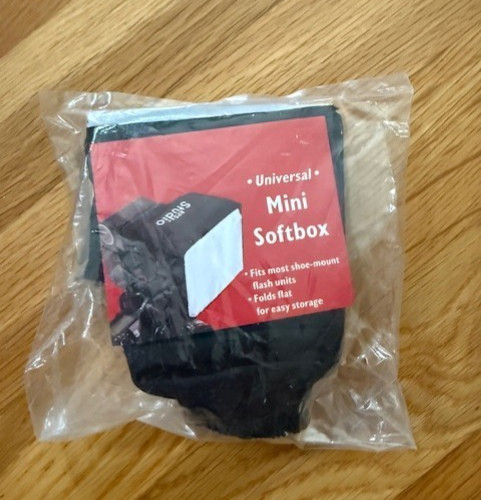 RPS Studio Mini Softbox Photo Flash Diffuser Universal For Top Mount Flashes