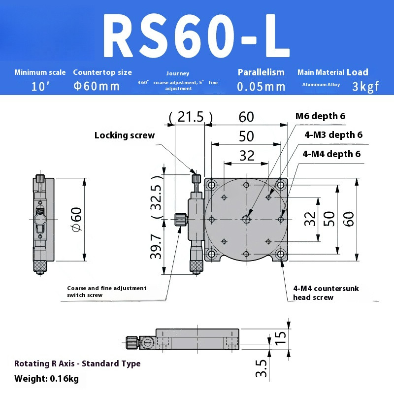 Precision Vernier Caliper Slider Manual RotatingWorkbench RSRSPRGE Linear Motion