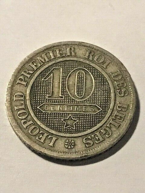1861 Belgium 10 Centimes F+ #1415