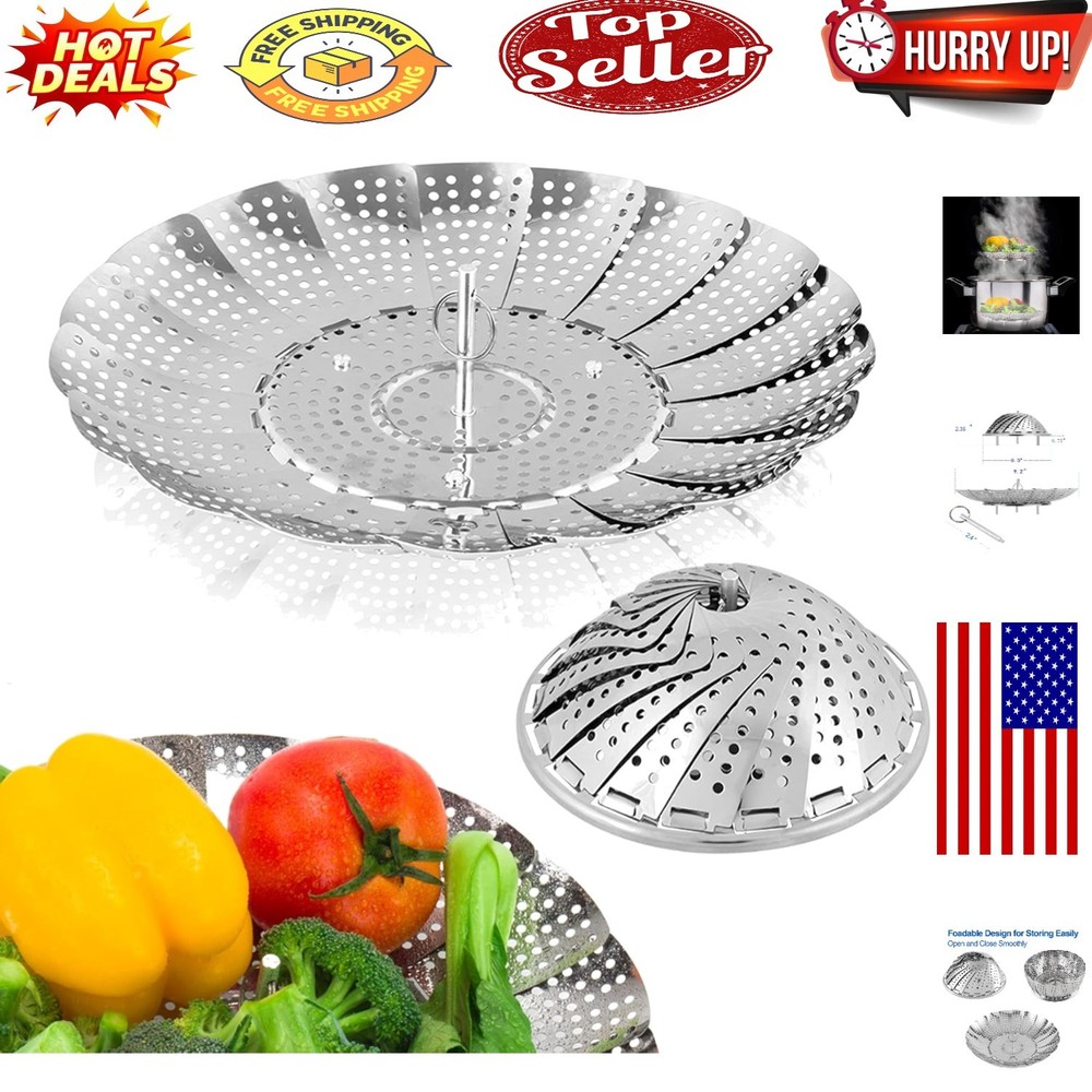Expandable Vegetable Steamer Basket