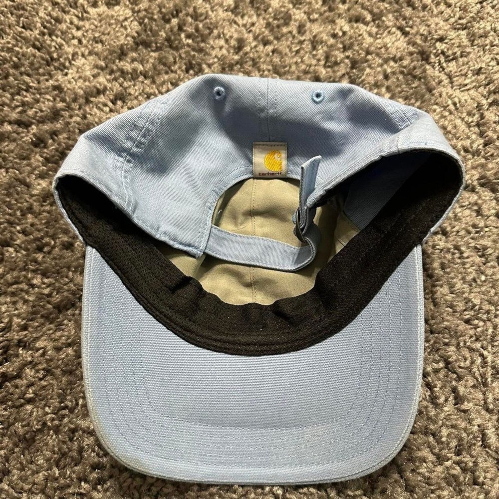 Women’s Carhartt Canva Script Blue Adjustable Baseball Cap