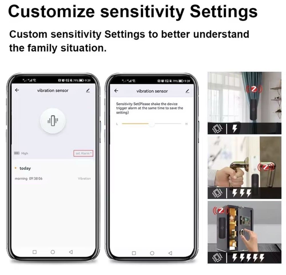 ZigBee & Mesh & WiFi Home Gateway Hub Intelligent Bridge Smart Vibration Sensor