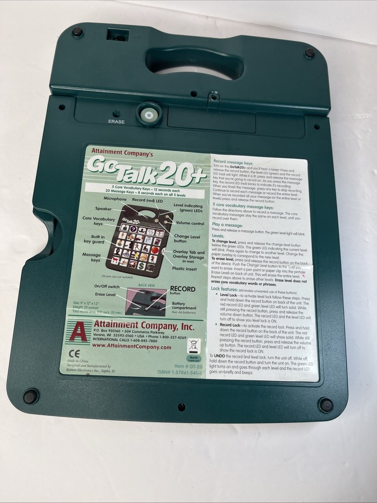 GoTalk 20+ Lite Touch