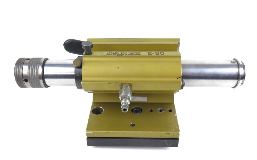 Darex E-80 End Mill Sharpener Air Spindle, Housing & Draw Bar Assembly