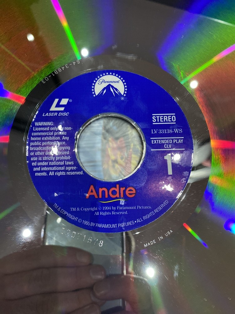 Andre - Laserdisc - Rare From USA