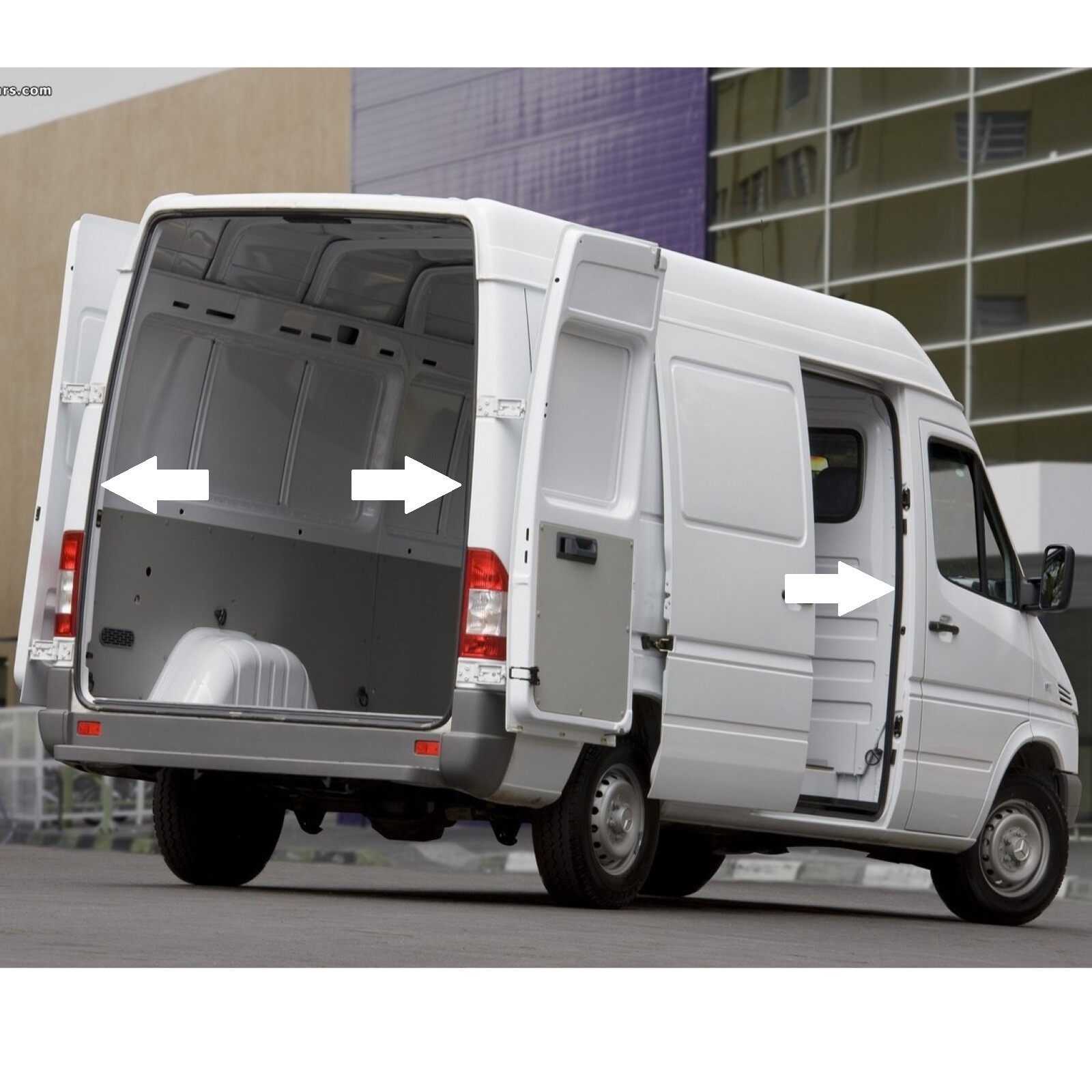 Mercedes Dodge Freightliner Sprinter 95-06 Rubber Weatherstrip Set For All Doors